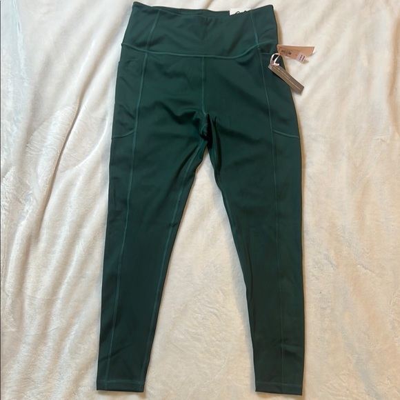 Victoria's Secret Pants - Victoria's Secret Women’s Flow On Point Deep Green Leggings Size 8